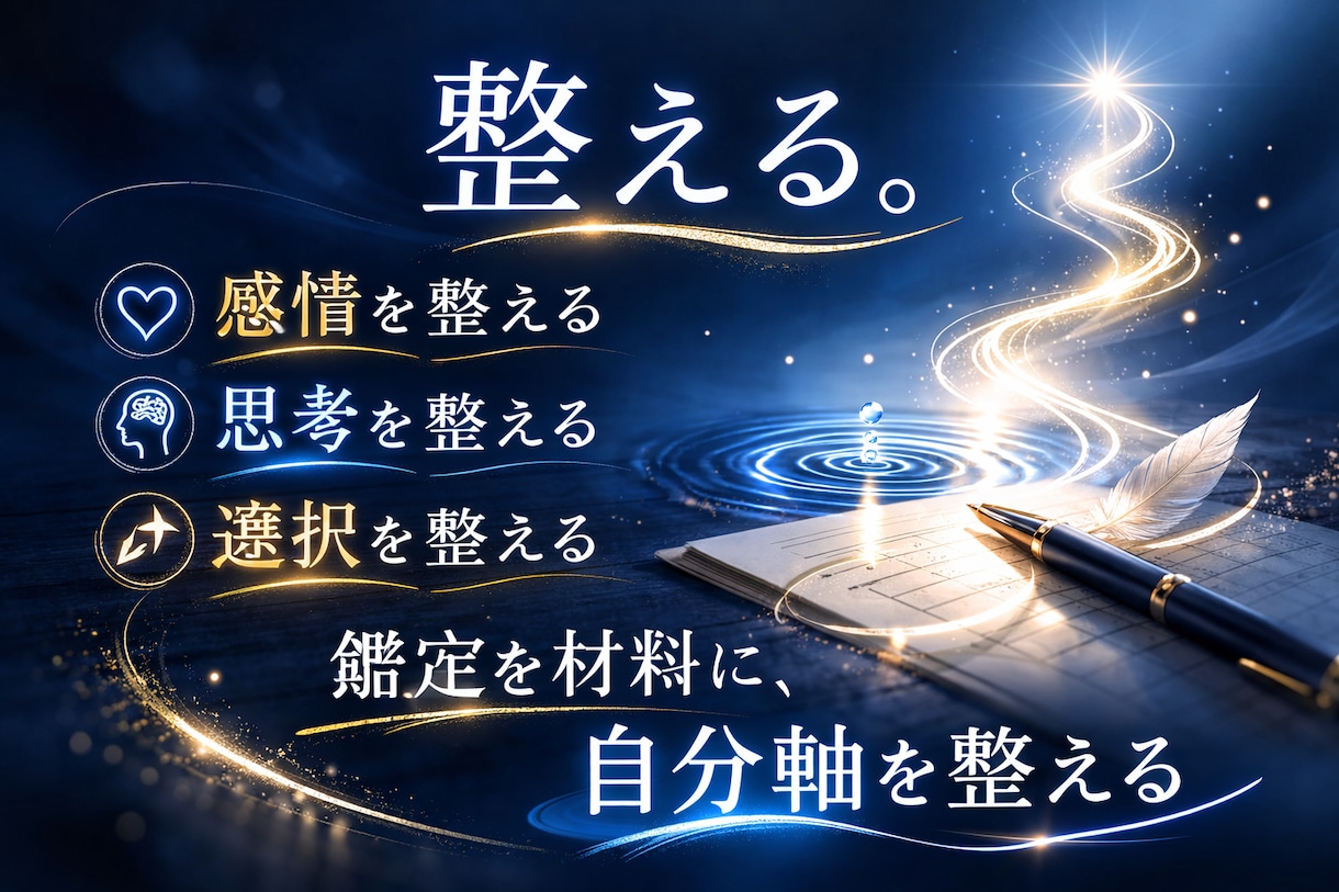 Mànarisで自己分析し、感情と思考を整えます 鑑定を材料にモヤモヤからの脱却と選択を整えよう。 イメージ1