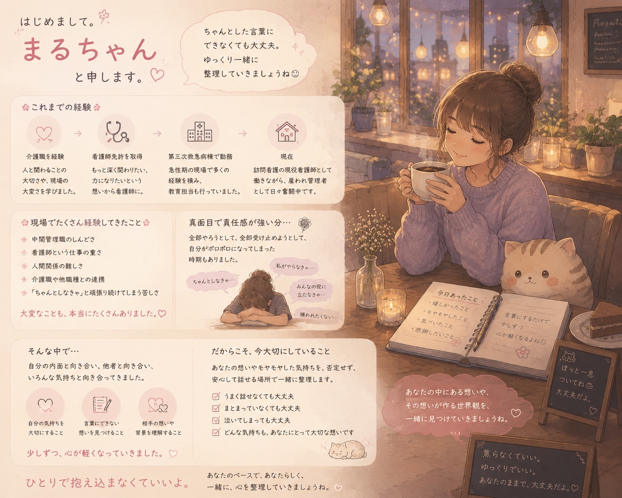 うまく言葉にできない気持ち  を整理します 仕事や人間関係のモヤモヤを整理します イメージ6