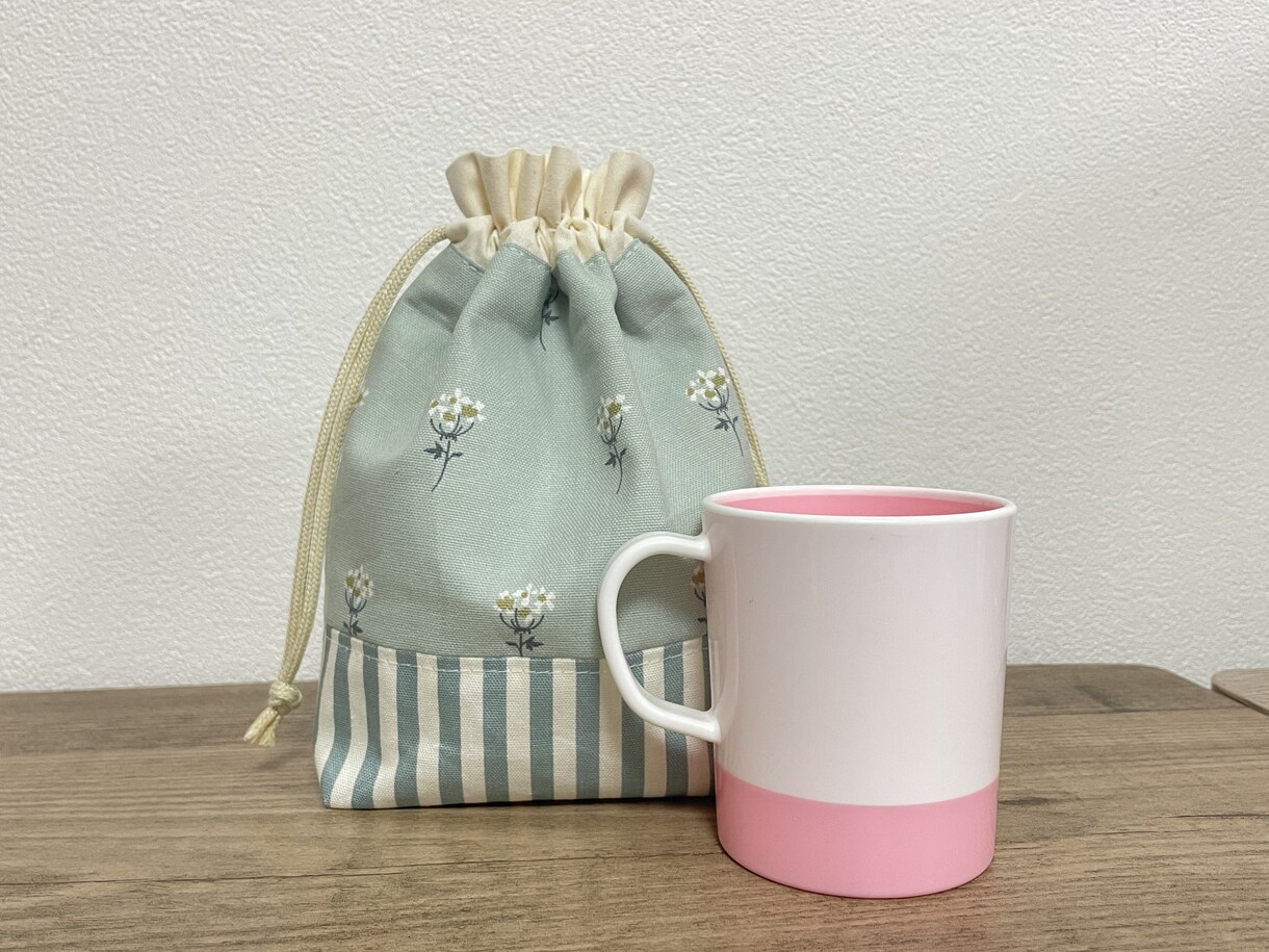 入園入学グッズお作りします 幼稚園、保育園、学校で使うバッグ、巾着袋等お作りします♡ イメージ9