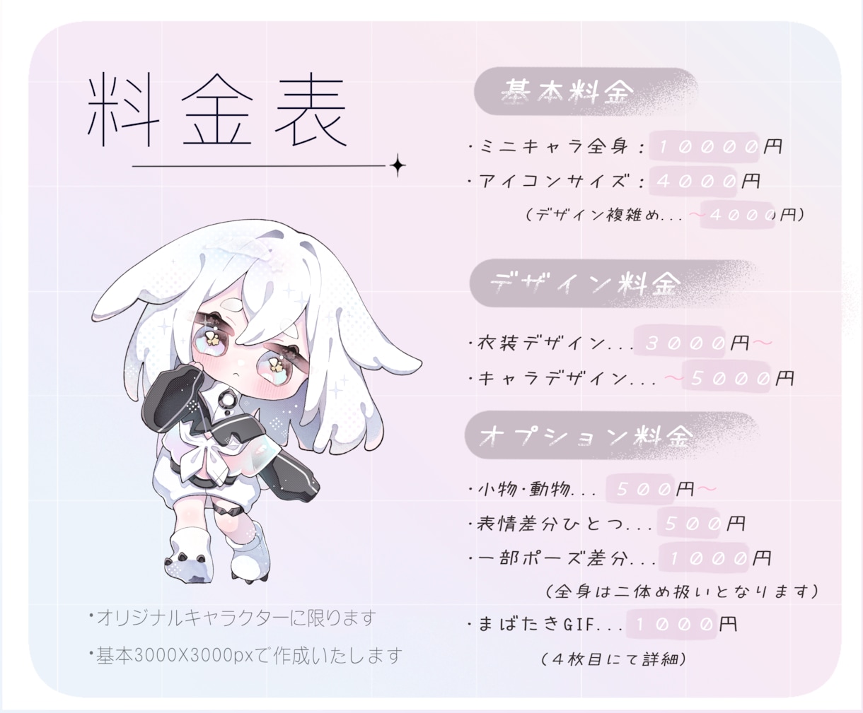 柔らかくてかわいいミニキャラ・SDキャラを描きます 瞬きGIFも承ります！細かい書き込みがテーマ イメージ2