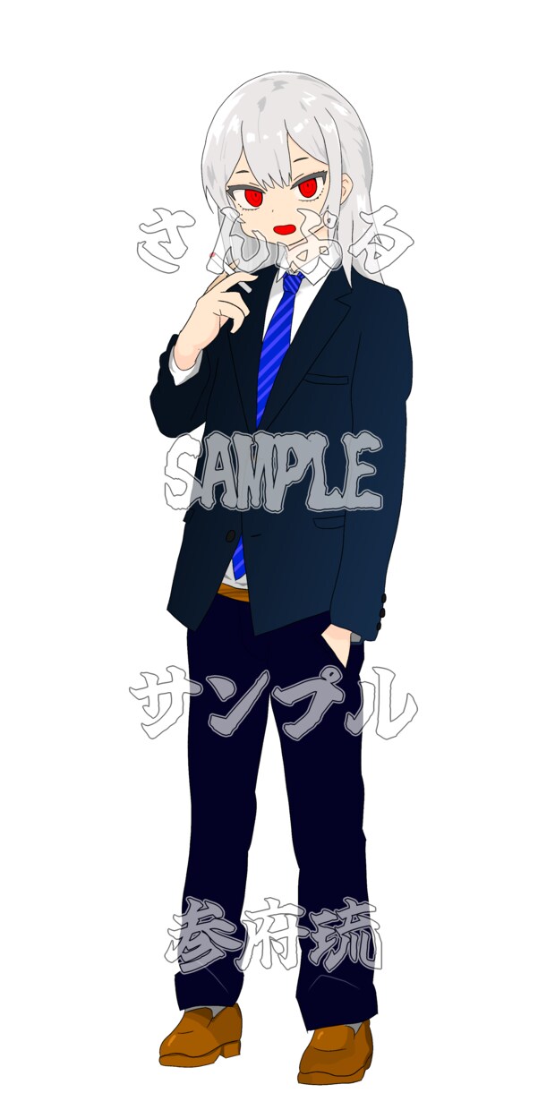 IRIAM用立ち絵描きます ジト目気味で可愛い子を描きます！ イメージ3