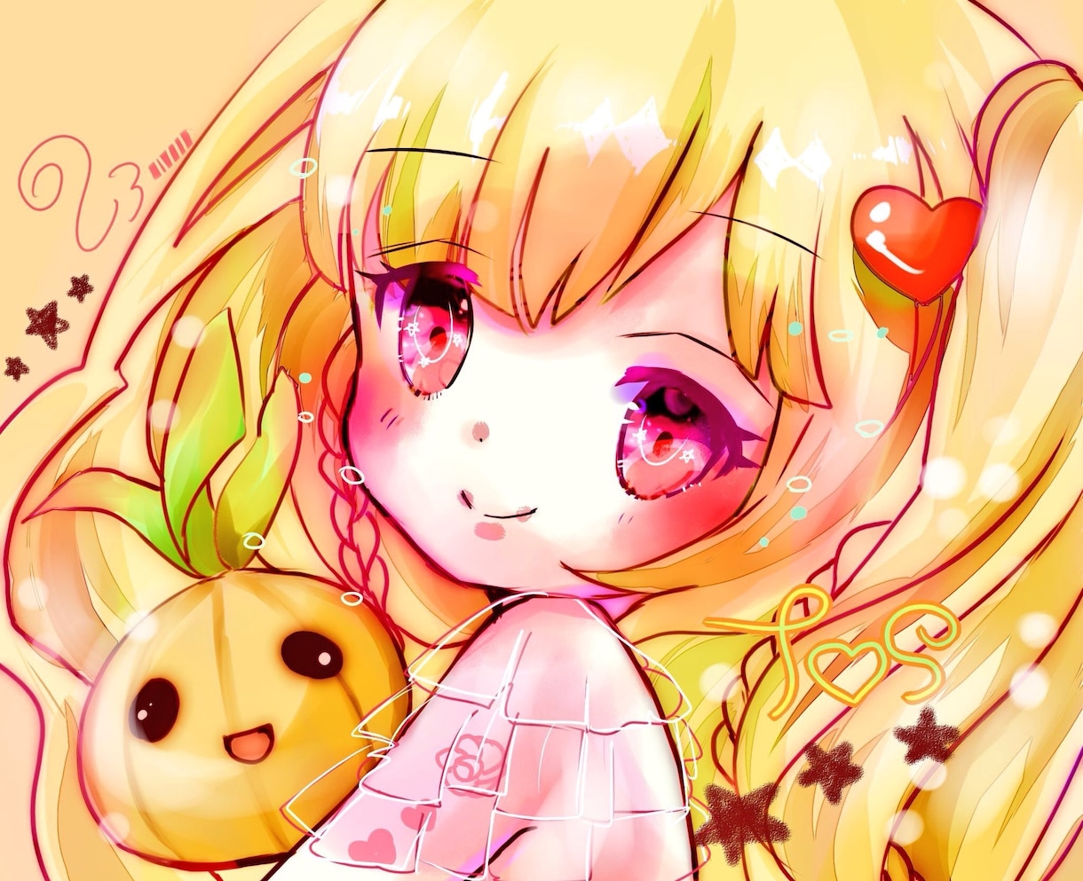 可愛い萌え系女の子orショタ系アイコン描きます Twitter、LINE、動画配信用、プレゼントにも♪ イメージ1
