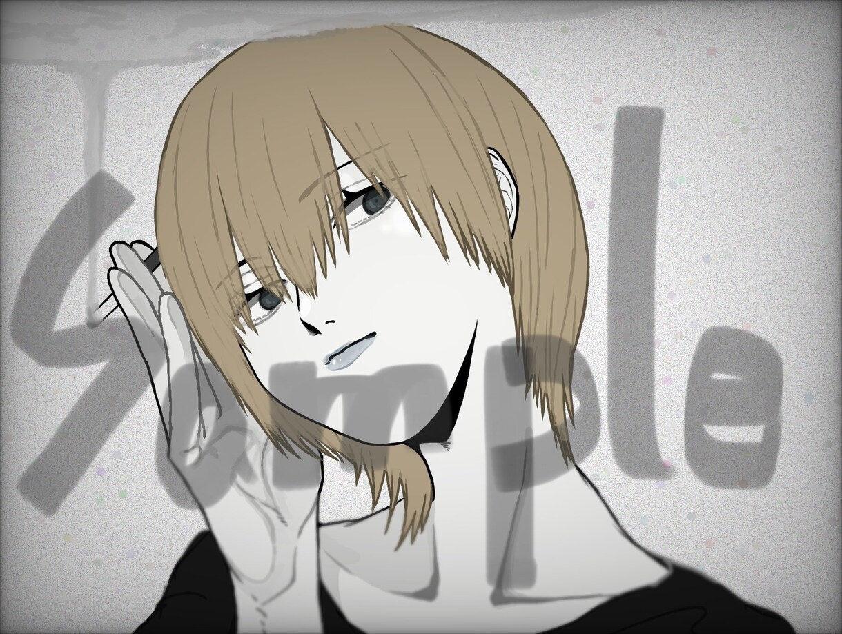 アングラ感ある暗めのイラストを描きます 活動などでこれからイラストやアイコンが必要な方へ イメージ1