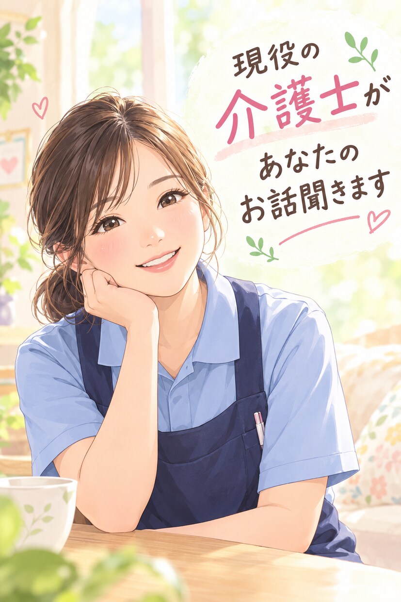 現役介護士がお話聞きます 介護福祉士があなたのお話聞きます。 イメージ1