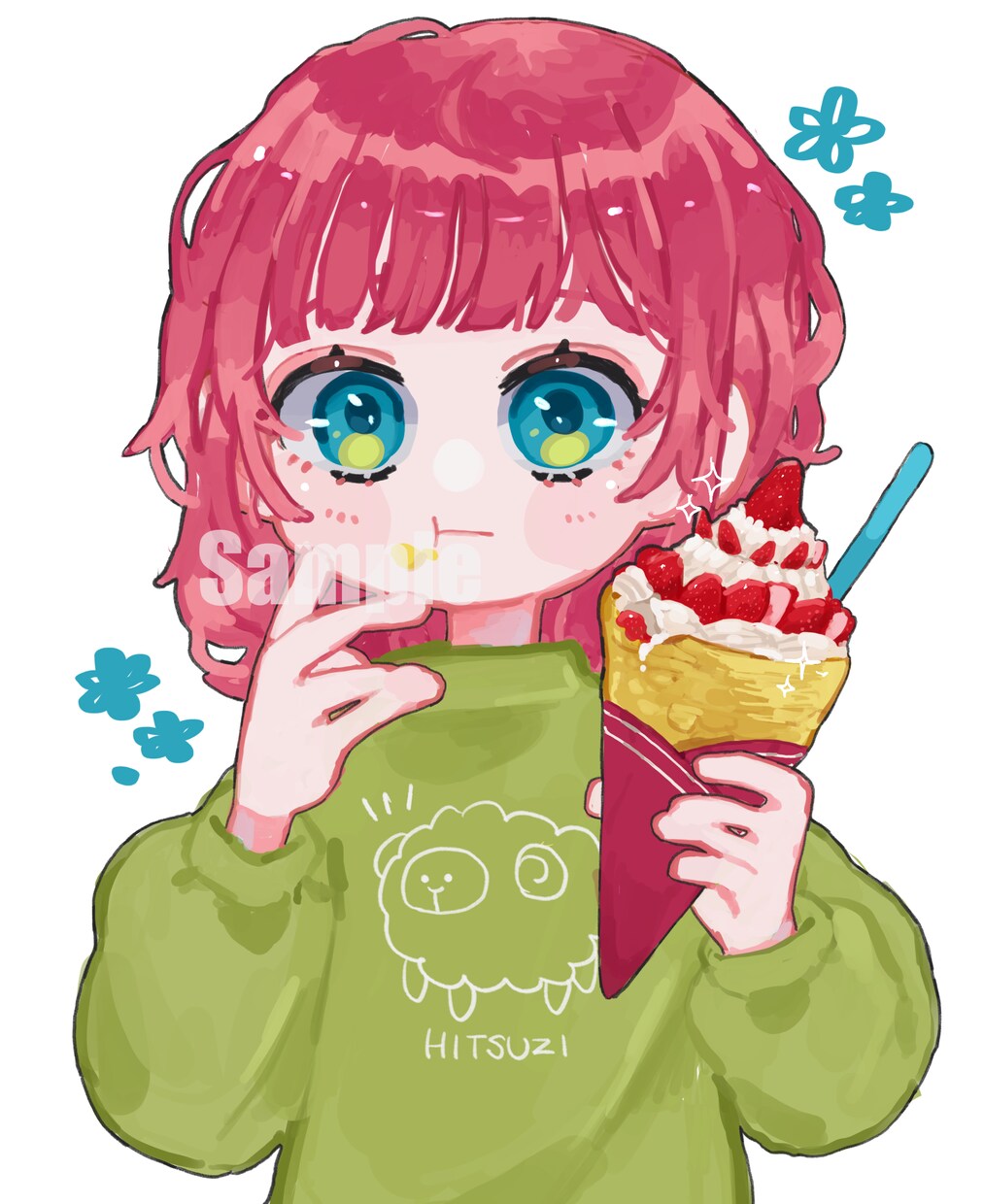 ポップなかわいいイラスト描きます あなたのアイコン、ヘッダーおまかせください！ イメージ5