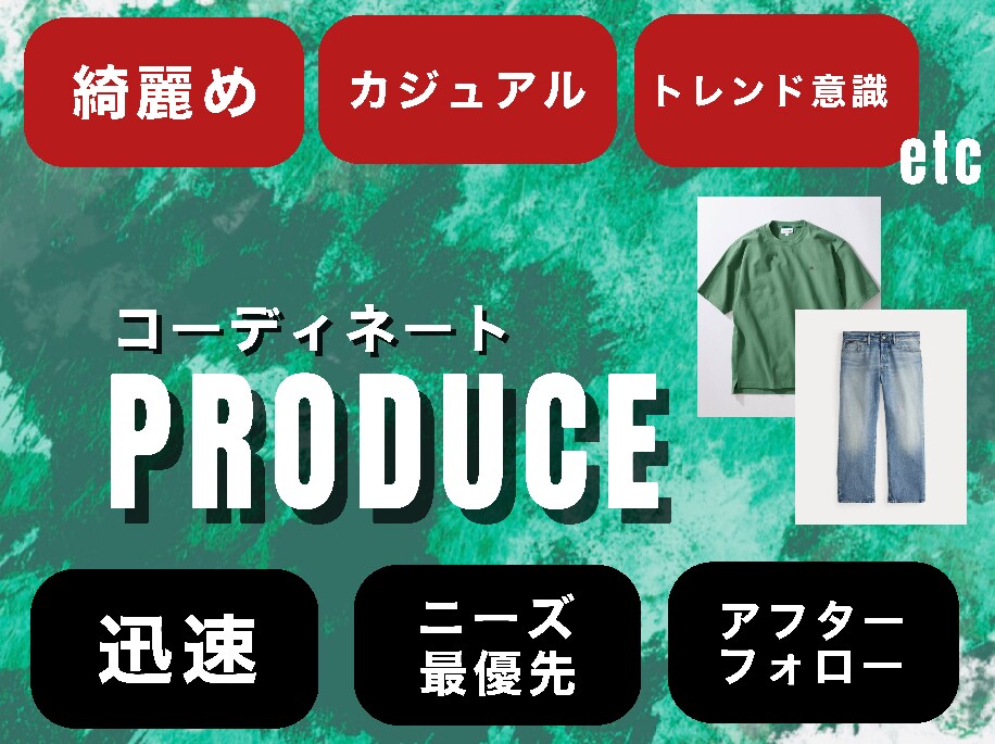ご要望に合わせてコーディネートの提案をいたします 【男性限定】各予定に合わせた2日分のコーデを考えます！ イメージ1
