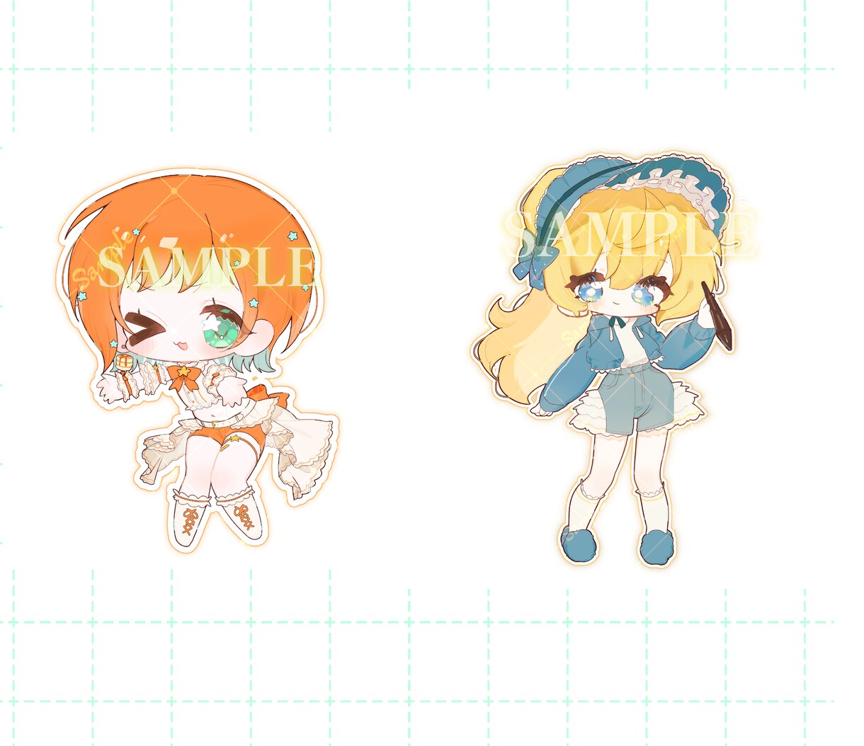 可愛いミニキャラ(SD・デフォルメ)描きます 商用利用やキャラデザOK！アイコンやグッズなどに！！ イメージ6