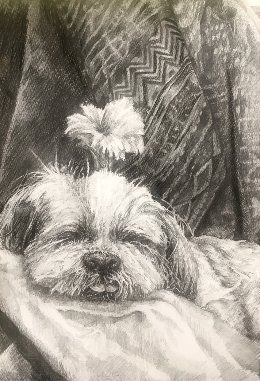 写真をもとに加工ではないリアルな似顔絵を描きます ★鉛筆と木炭のデッサン★高品質な原画をお届け★データのみも可 イメージ1