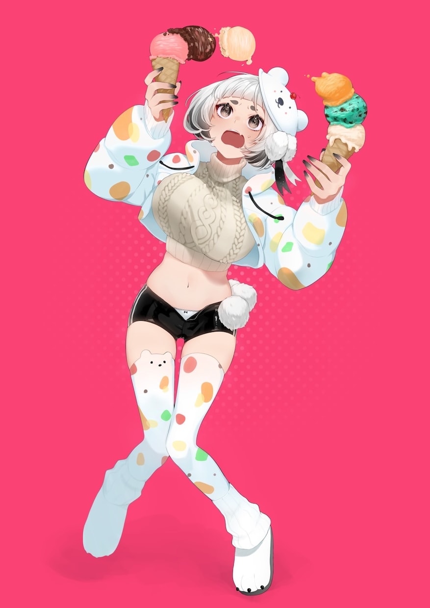 やわらかくかわいいイラストをお届けします キャラクターイラスト、立ち絵、歌みたetc. イメージ8