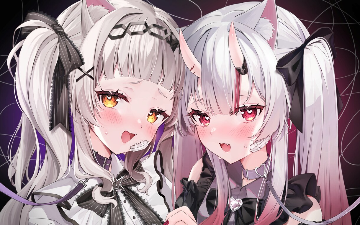 様々な用途にあったイラストを描きます 配信用/1枚絵/立ち絵/サムネイル/SNSアイコン 等 イメージ1