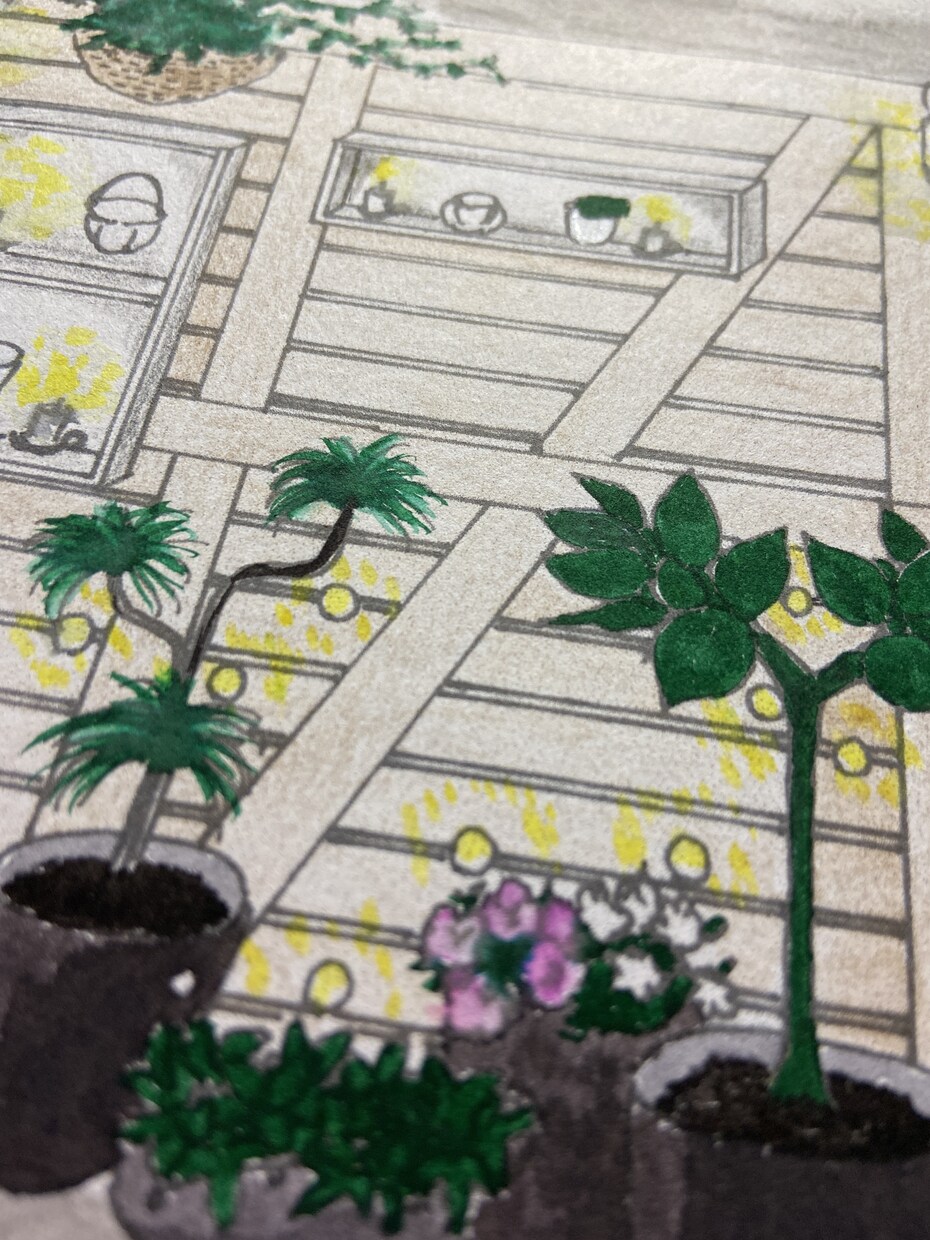 一点もの！手描きのオトナかわいいイラスト描きます ほっこりする植物や公園などイラストやイメージ画お届けします★ イメージ1