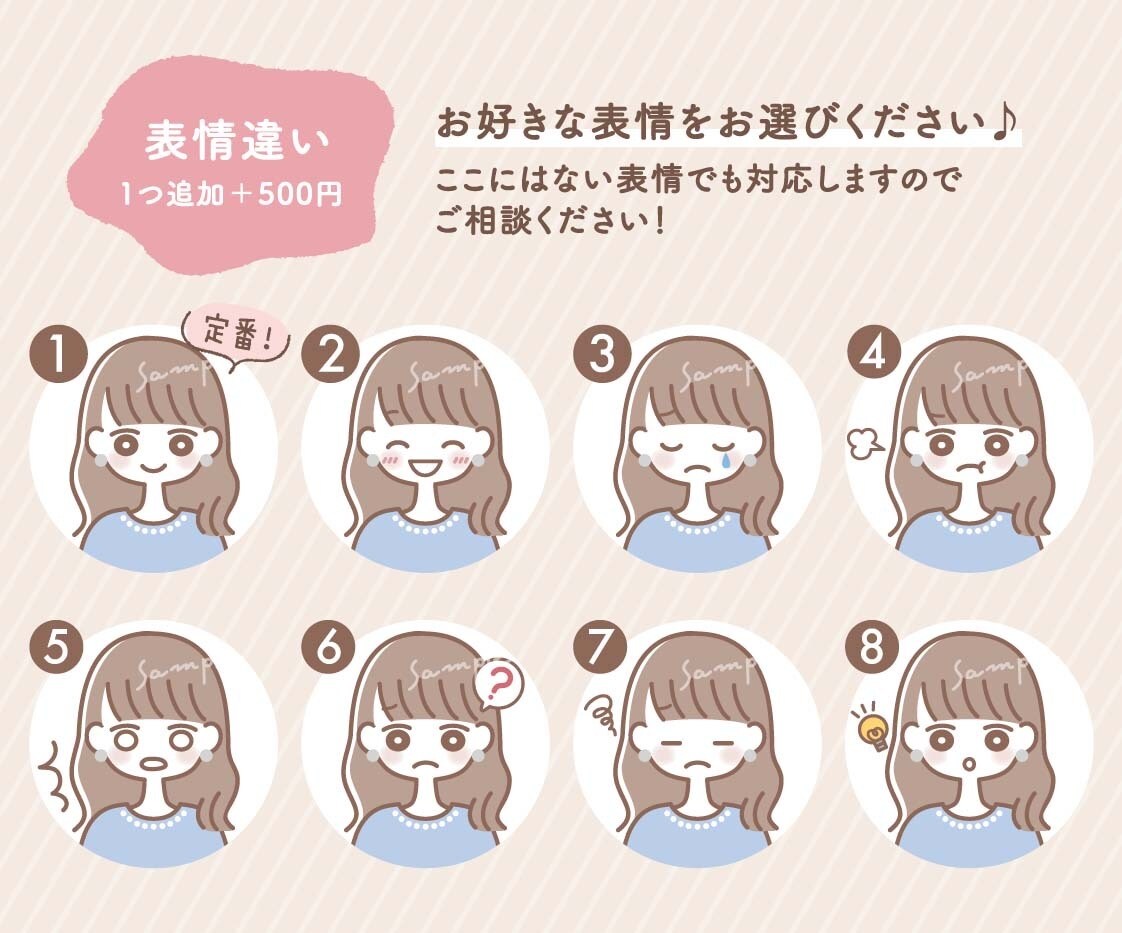 商用可◎シンプルでゆるかわアイコン描きます 初めての依頼でも安心♪ブログ､インスタなどSNSに イメージ7