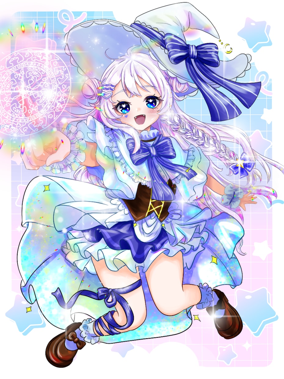 Vtuber・IRIAM向け可愛い一枚絵制作します キラキラで可愛いイラストを短納期で！ イメージ3