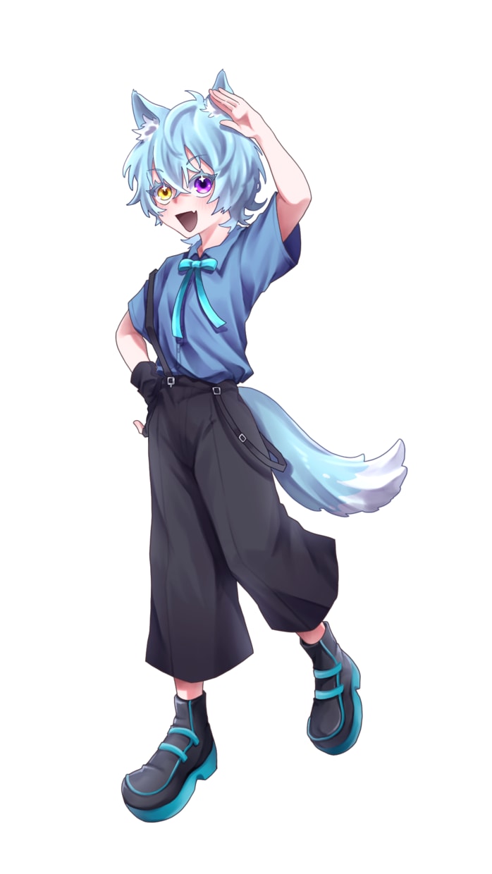 全身カラーイラスト(立ち絵)を描きます 自分のキャラクターの立ち絵が必要な方へ！ イメージ5