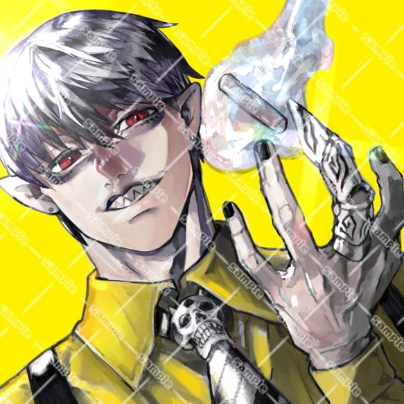 SNSアイコンのイラスト描きます 性別人年齢、ジャンル不問！デフォルメ対応可能！背景透過付き イメージ3