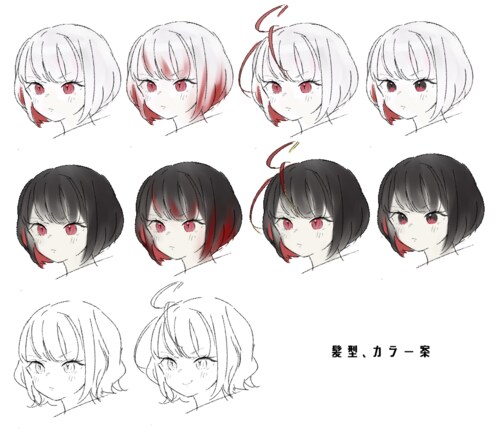 あなたのキャラクターをデザインします キャラクターデザイン相談＋描き起こし イメージ3