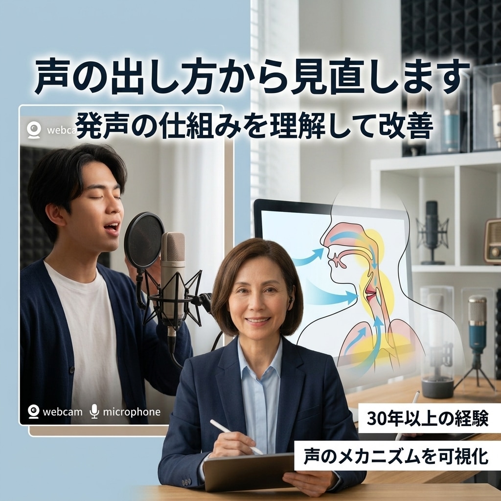 歌を聞いて改善ポイントをアドバイスします あなたの歌の良いところと改善点をお伝えします イメージ3