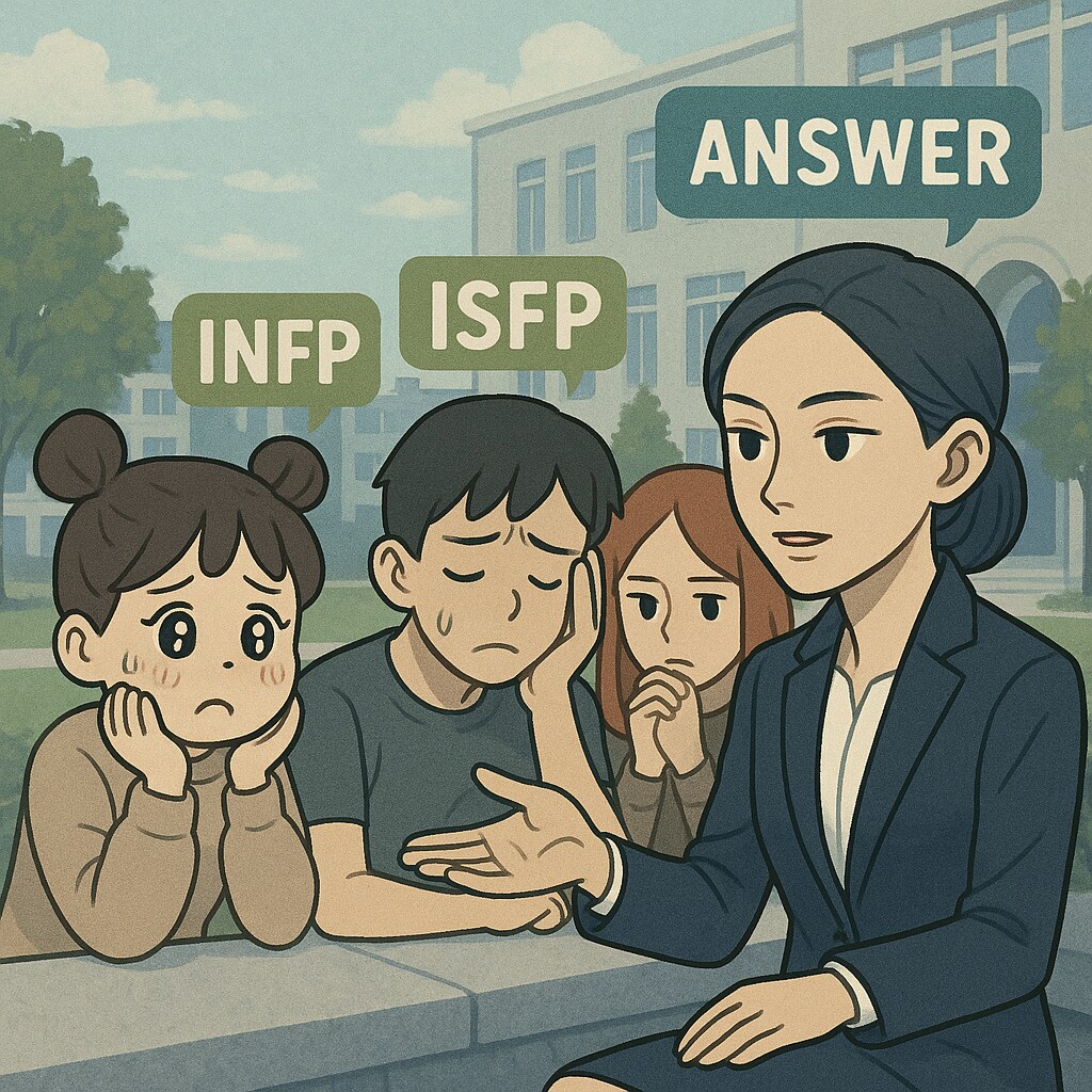 ENTP女子大学生が相談に乗ります 学生同士の恋愛で悩む方必見！同じ目線でENTPと一緒に悩もう イメージ1