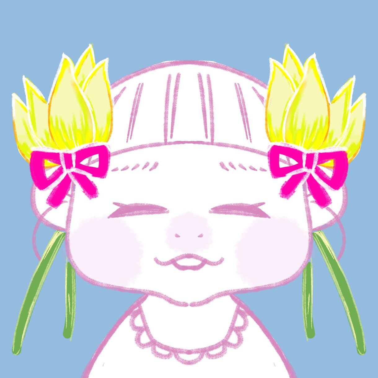 赤ちゃん✕花のイラスト作成します アイコンなどに使用できるアイコンを作成します。 イメージ2