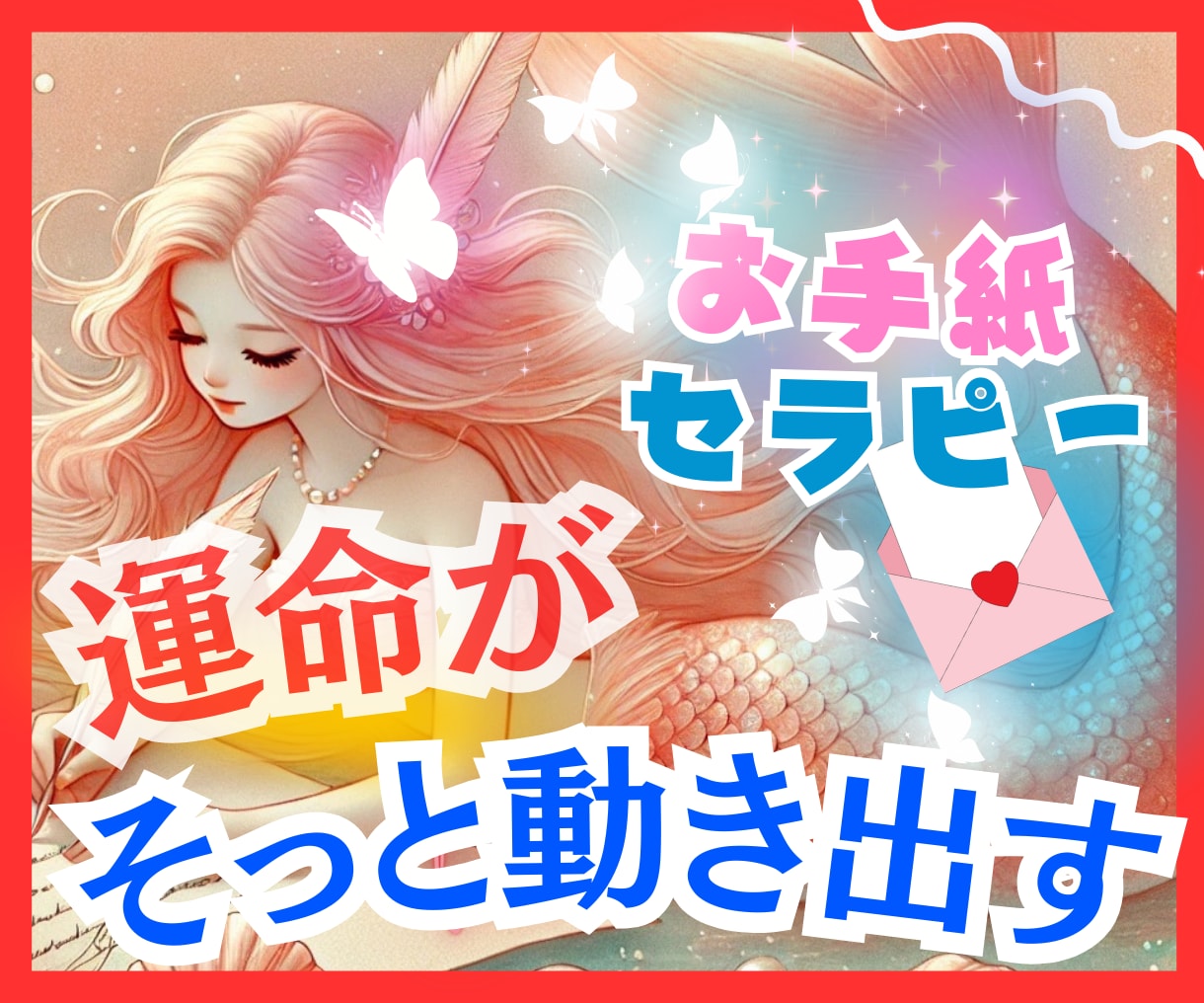 初回¥1500❣️ ✩お手紙セラピー☘️承ります ❤️心がふんわり整い、運命がそっと動き出す✨魔法の手紙✉️ イメージ3