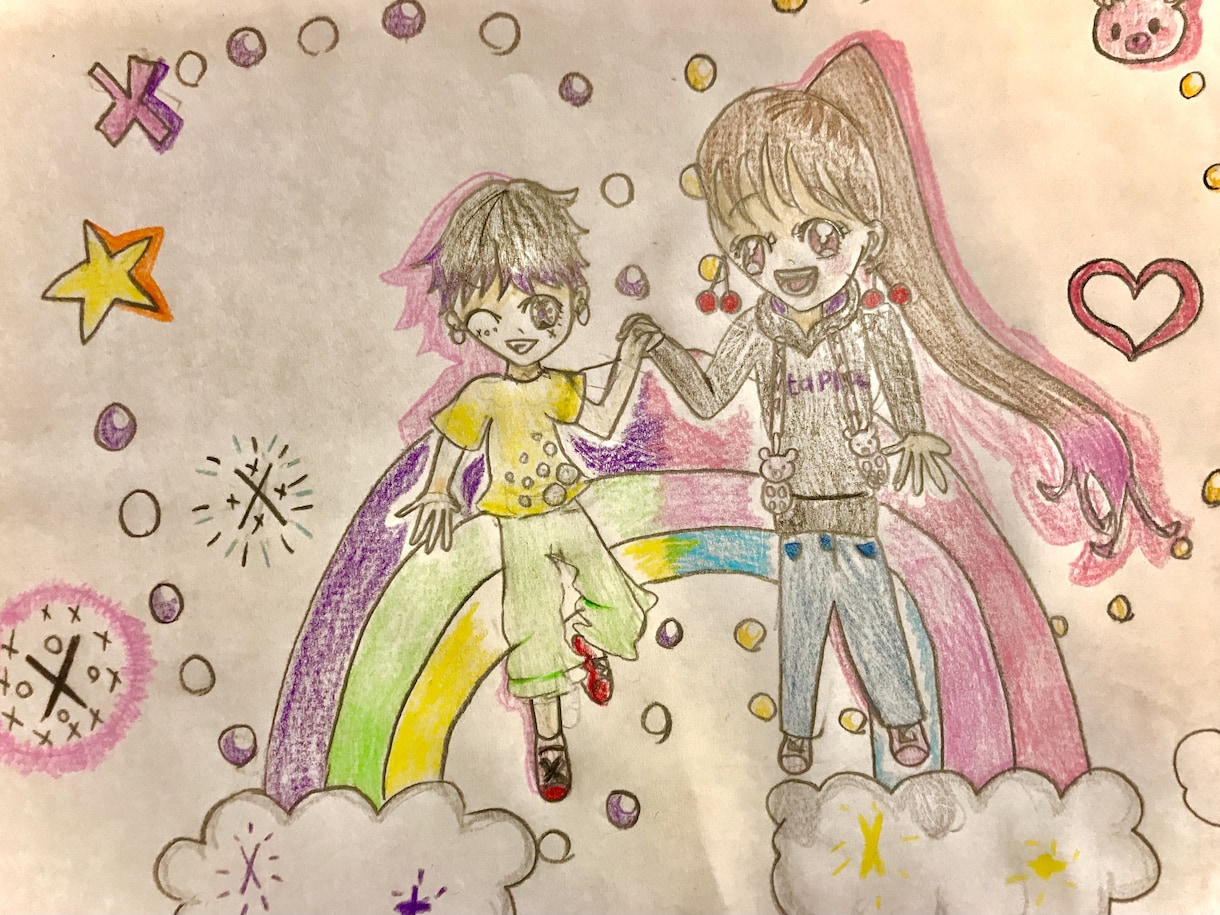 小学生がイラストを描きます 小学四年生が真心込めたイラスト描きます。ココナラ初心者☆ イメージ3