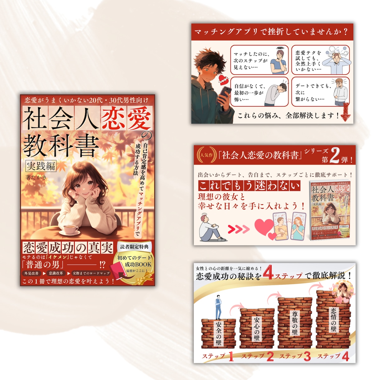 特別価格【表紙】【A＋3枚】デザインします Kindle出版に必要な表紙とA＋コンテンツ3枚セット価格！ イメージ2