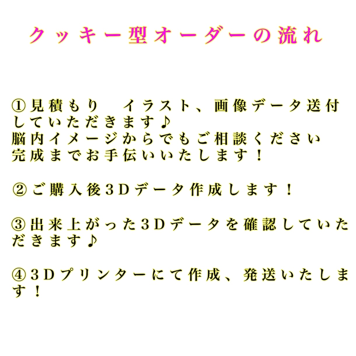 あなたのデザインをクッキー型にします 難しい事はありませんラフな手書きからでもクッキー型にします！ イメージ3