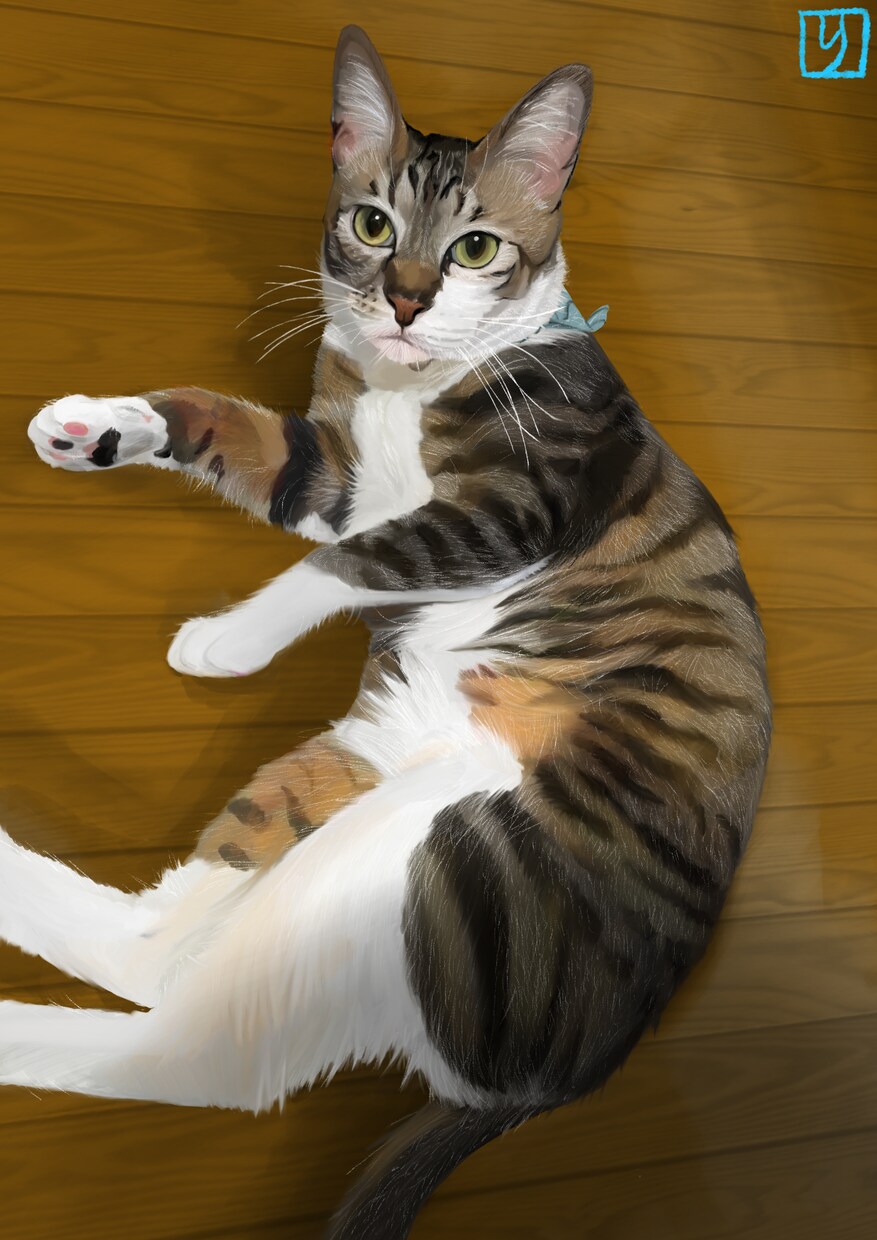 大切なペットのイラストを作成します 写真を形にしませんか？色鮮やかで細かいタッチのイラスト作成 イメージ3