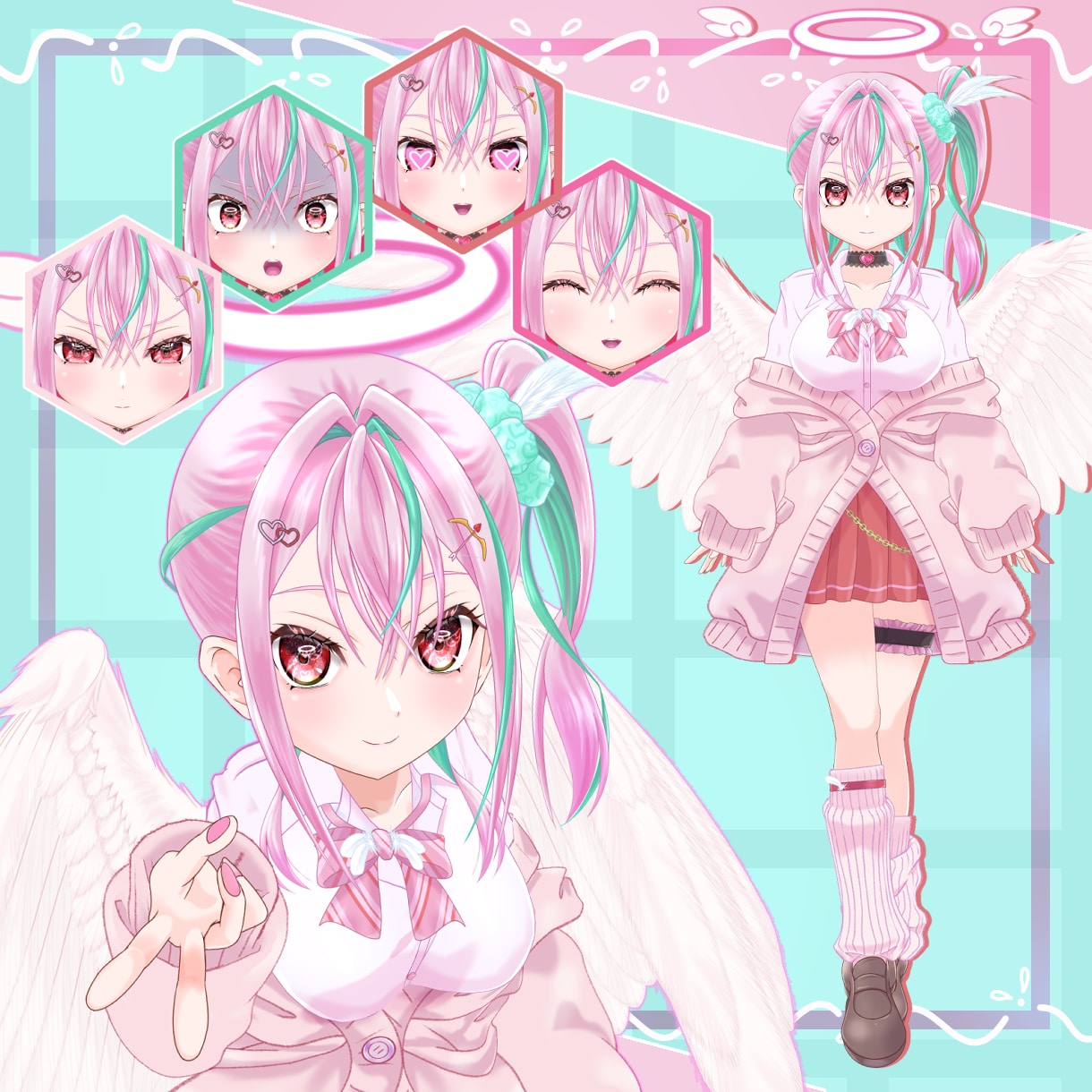 Vtuberキャラデザからモデリングまで承ります 理想の姿を、一緒に形にします。 イメージ2