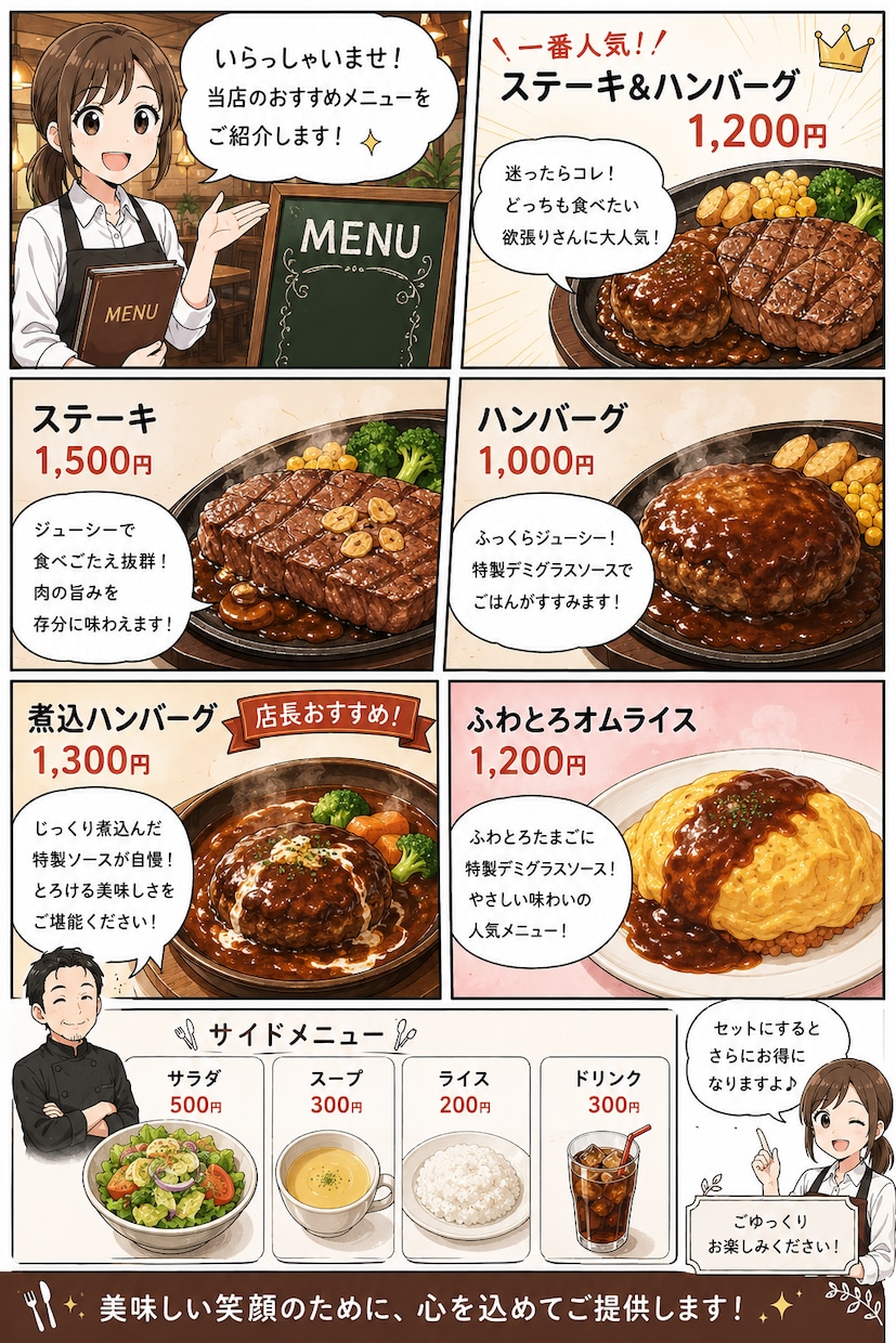 商品・サービスチラシのデザイン制作致します 漫画を用いた分かりやすいチラシのデザインを制作 イメージ2