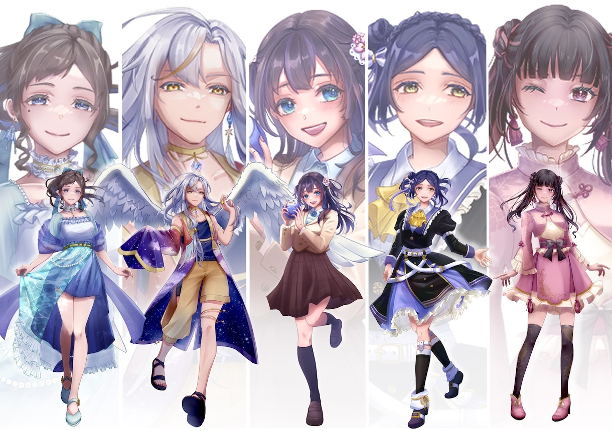 8月まで限定価格★キャラクターを描きます 空気感のあるキャラクターイラストが得意です イメージ2