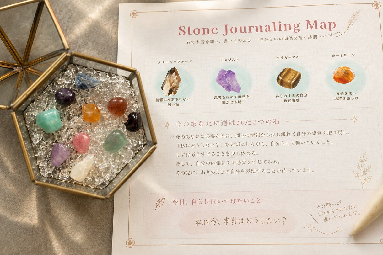 14種類の天然石から必要な石とテーマをお届けします 今のあなたに必要な石をチェック、石のメッセージをお届けします イメージ3