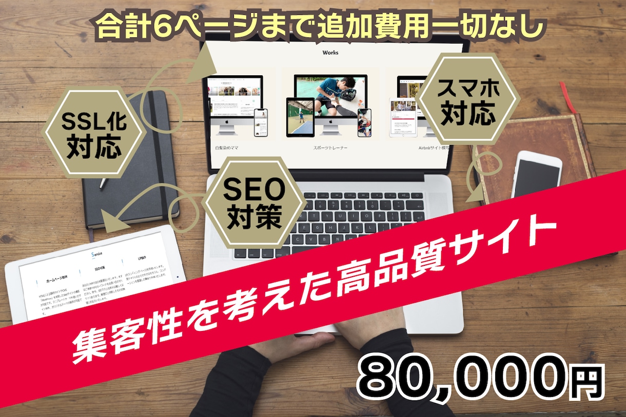 ワードプレスで本格的で素敵なホームページを作ります 素人のあなたでも良い感じのホームページを持てますのでお気軽に イメージ1