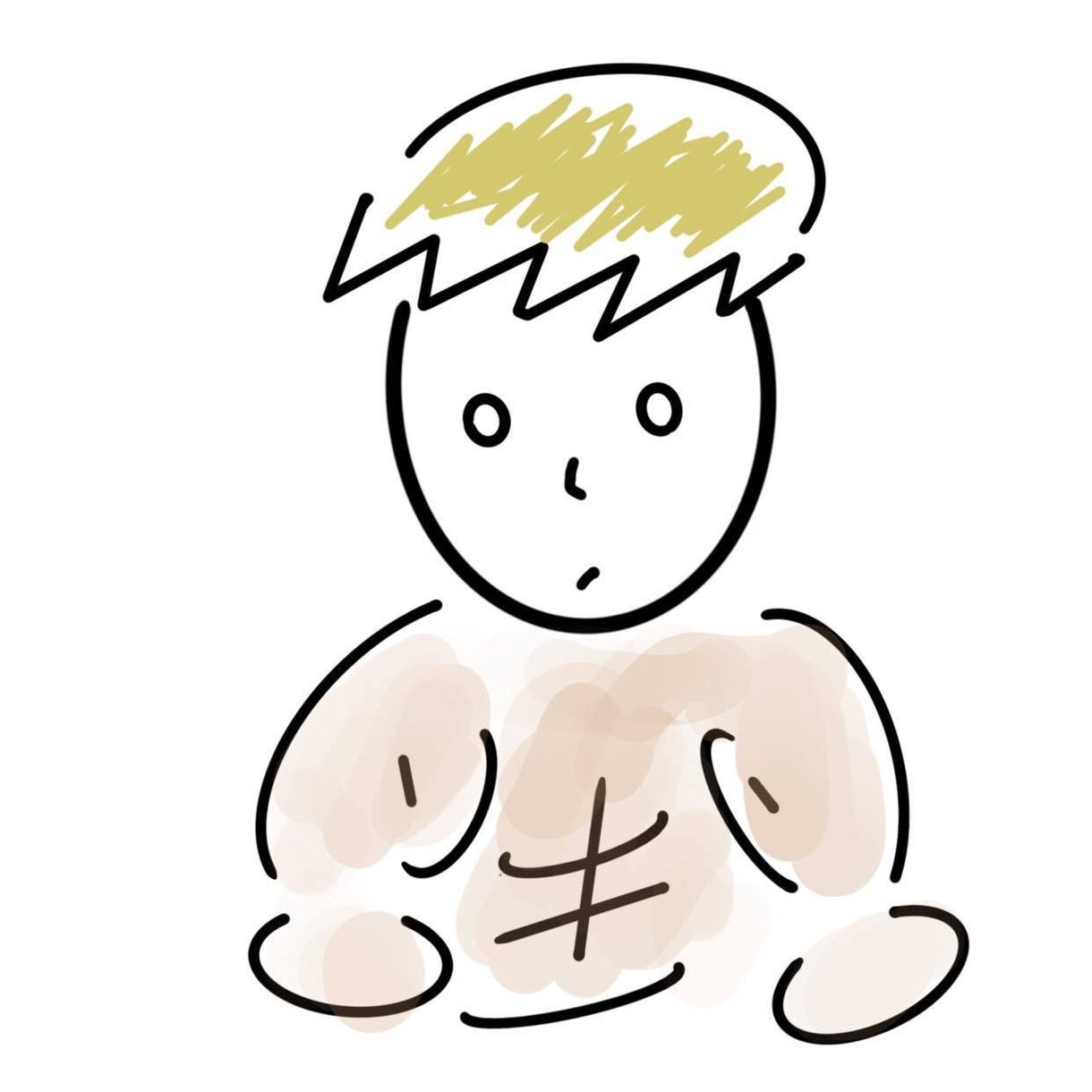 あなたにあった独特なアイコンを描きます 独特なタッチのシンプルな似顔絵 イメージ1