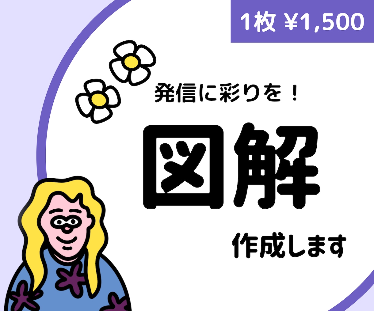 あなたの発信に彩りを！図解作ります ブログやSNSを今よりちょっと華やかにしてみませんか？ イメージ1