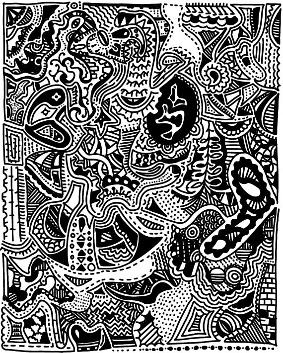 不思議で細かい模様を描きます 世界に一つだけの繊細で不思議な模様を作成します！ イメージ6