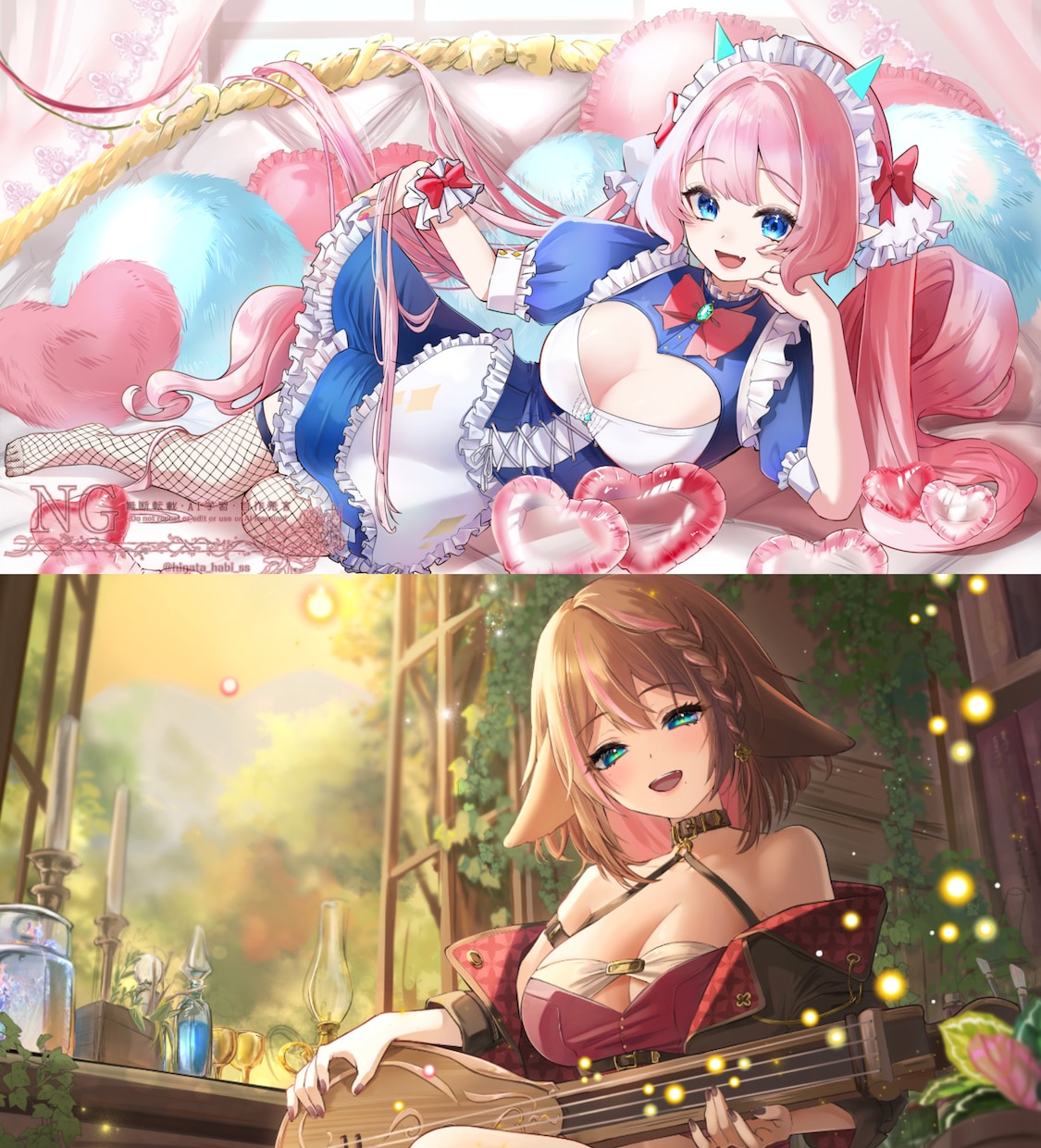 やわらか笑顔が目を引く好印象イラスト描きます ＜価格改定＞格安でキラキラかわいい女の子をお届けします！ イメージ3