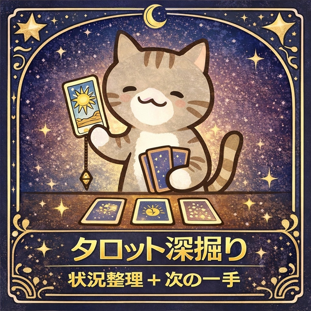 恋愛・仕事・人間関係をタロットで深掘り鑑定します 今のあなたに必要な答えをお伝えします イメージ1