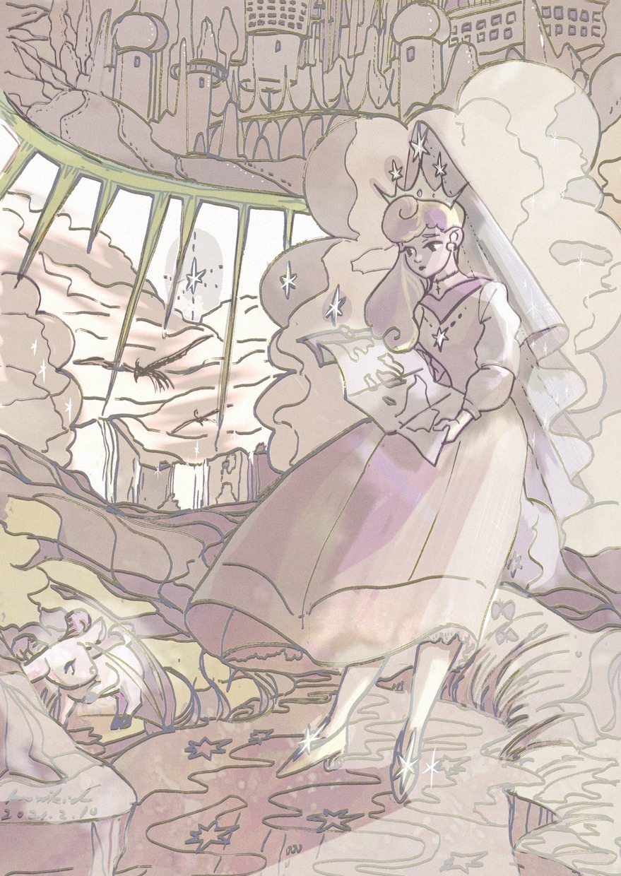 楽曲のイメージイラスト制作します 個性的でどこか懐かしいカラフルなイラストを楽曲に イメージ2