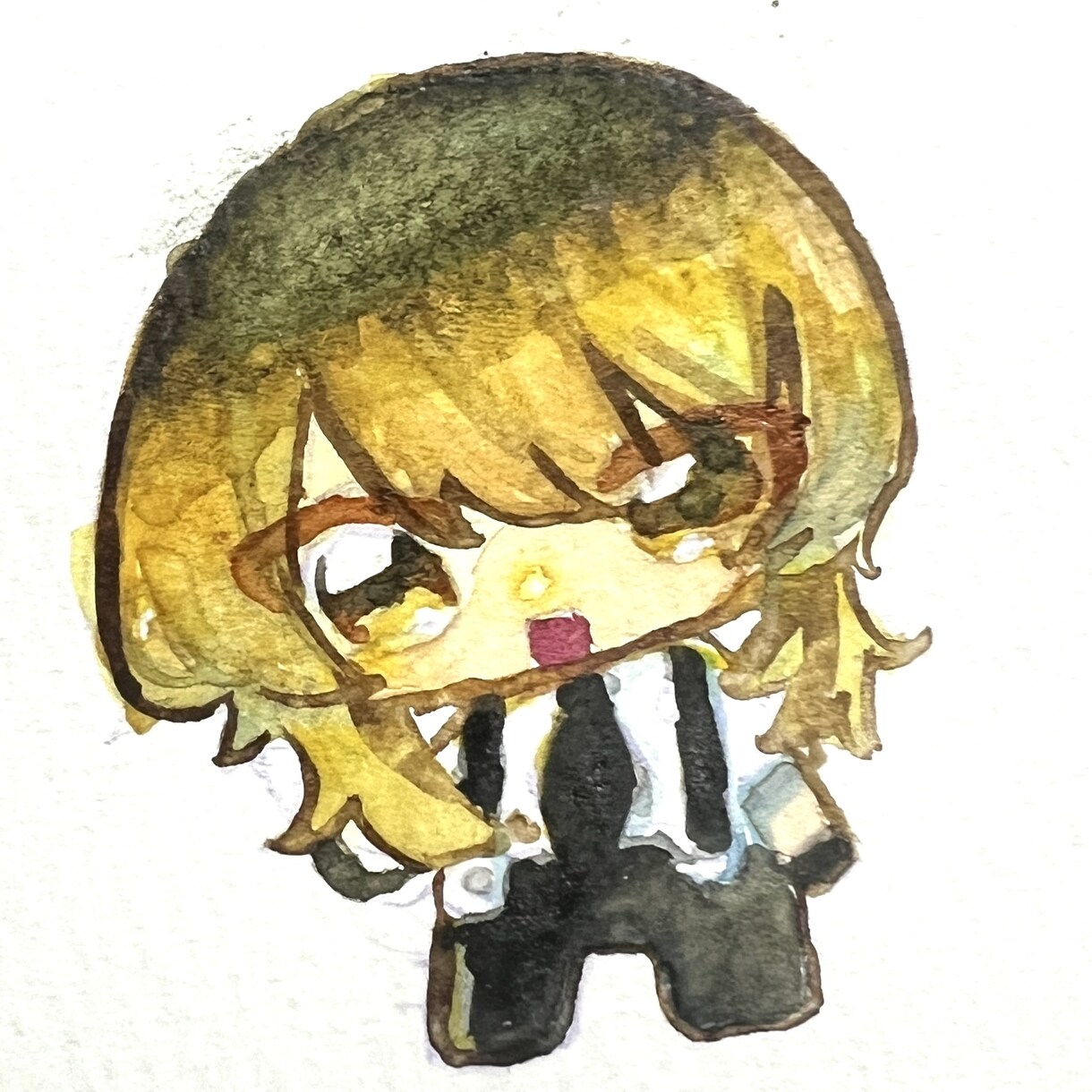 手描き水彩でかわいいデフォルメ描きます SNSアイコンやプレゼントにも使える水彩イラスト イメージ5