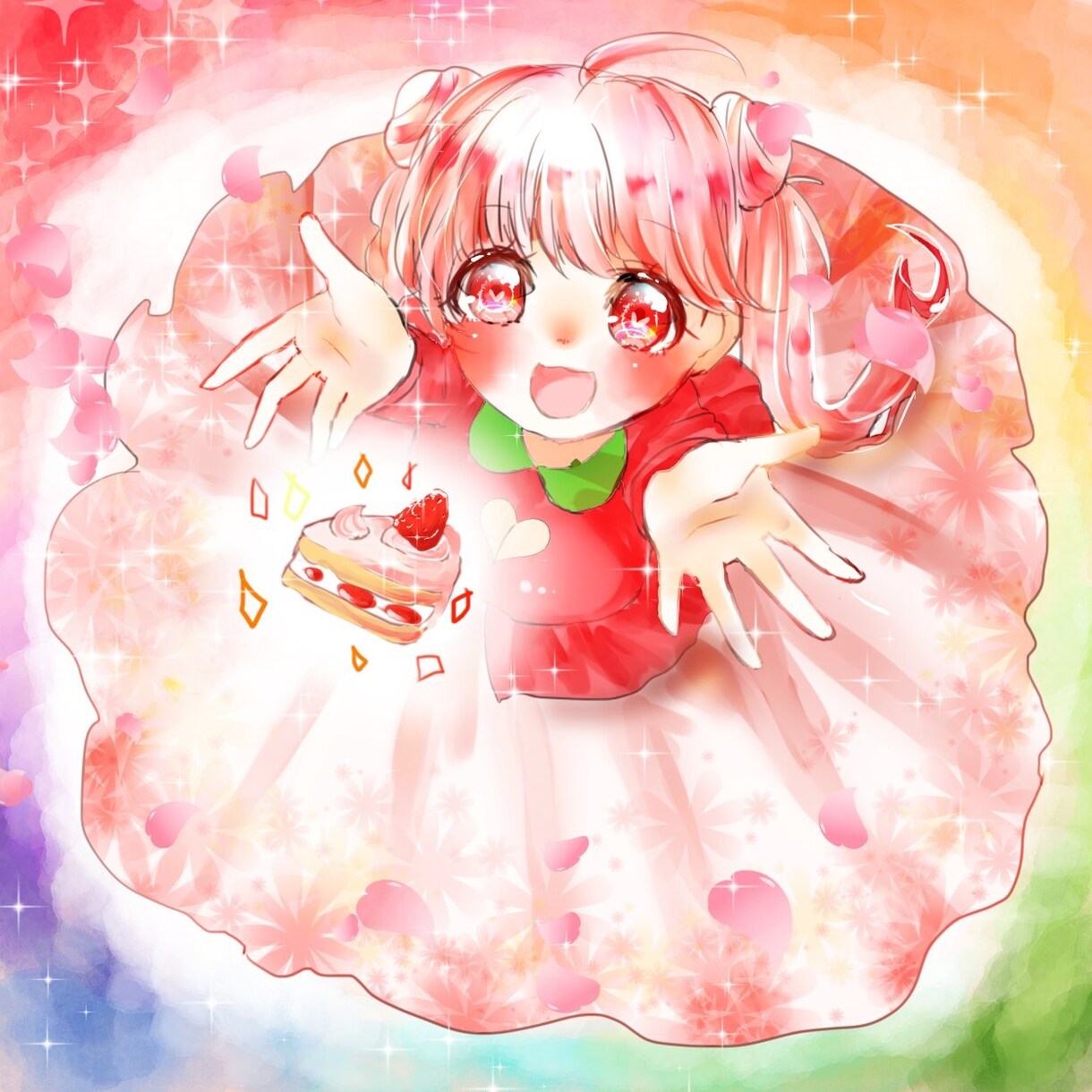 可愛い系女の子のアイコン描きます！ イメージ1