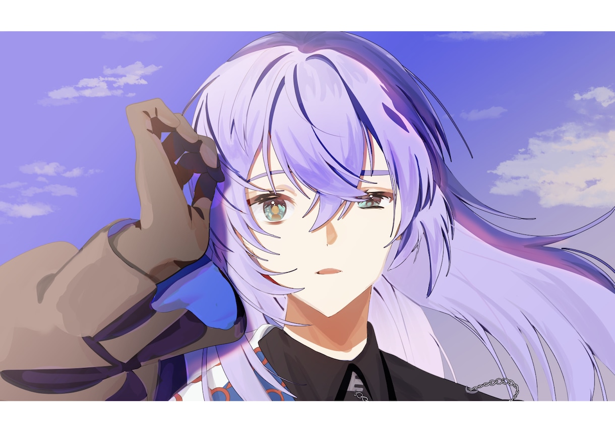 かっこいい立ち絵・歌ってみた用イラスト描きます ビジュが良いイケメンならお任せください！ イメージ5