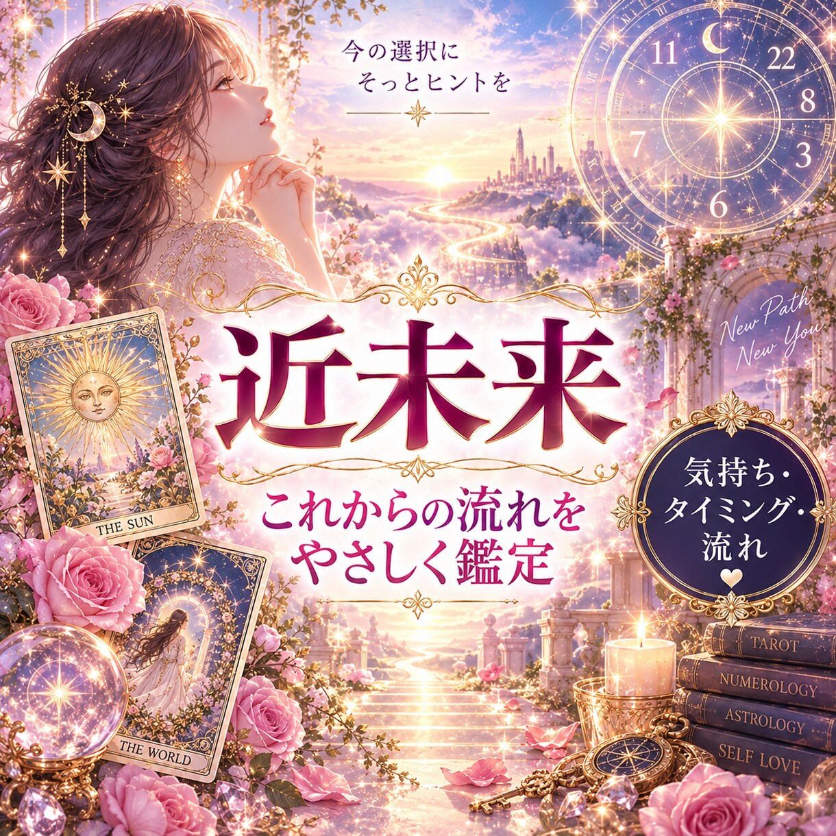 霊感タロット×数秘術であなたの恋愛、結婚占います 霊感タロット×数秘術でお相手の気持ちと二人のご縁を占います。 イメージ4