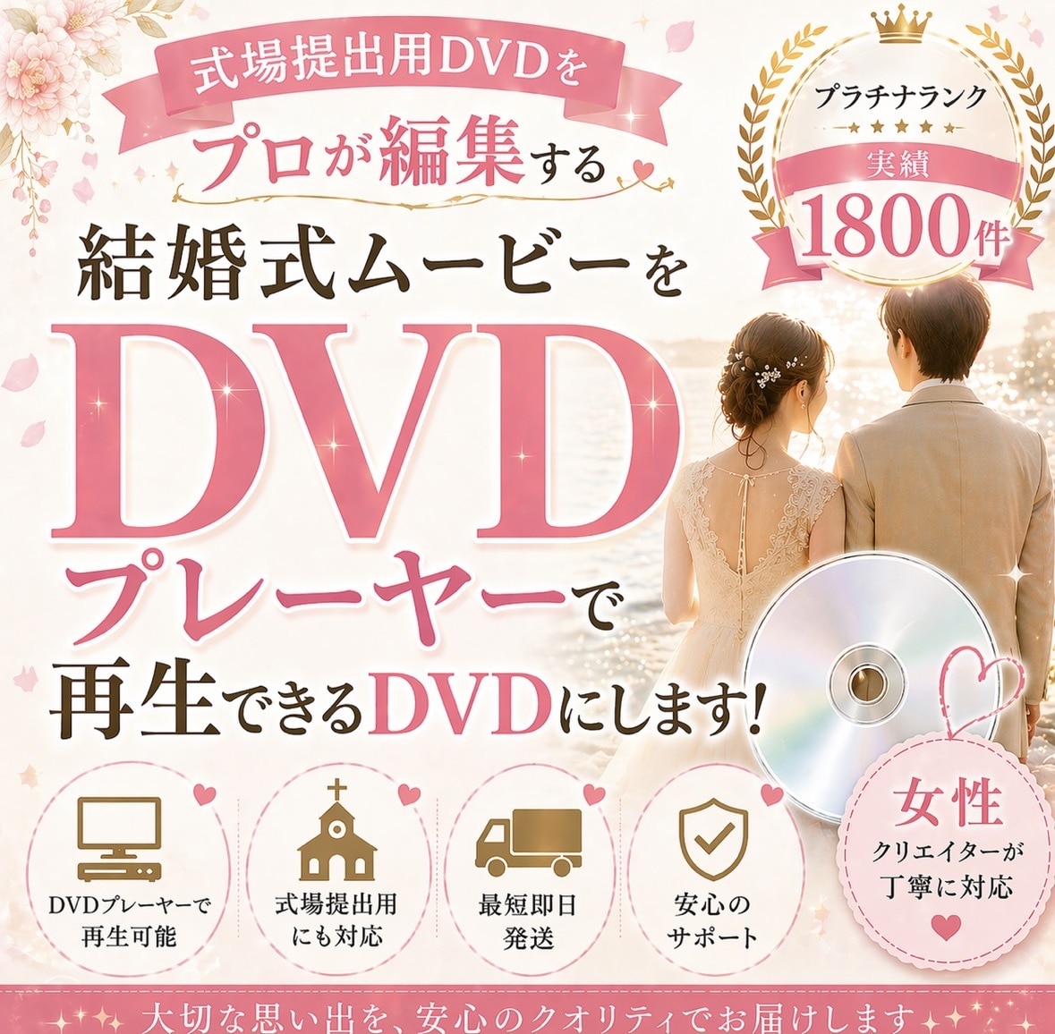 Canva・CapCut動画を提出用DVDにします 女性が担当✨どんな動画データもDVD化します！ イメージ1