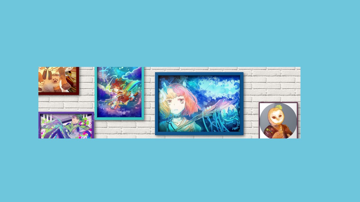 SNS,youtube用ヘッダー制作致します 自分だけのヘッダーをTwitterやyoutubeに イメージ5