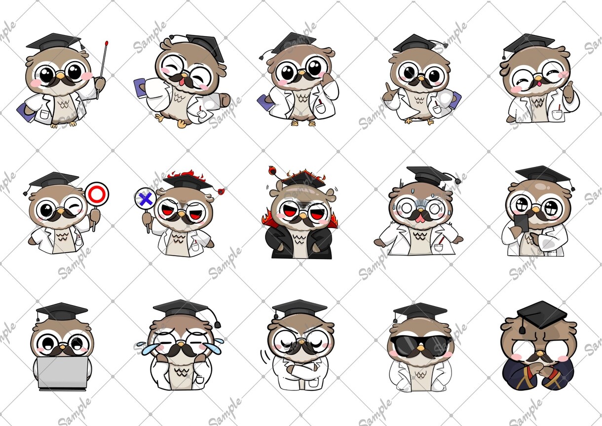 LINEスタンプ作成いたします 【商用可】LINE、SNSアイコンお作りします イメージ3