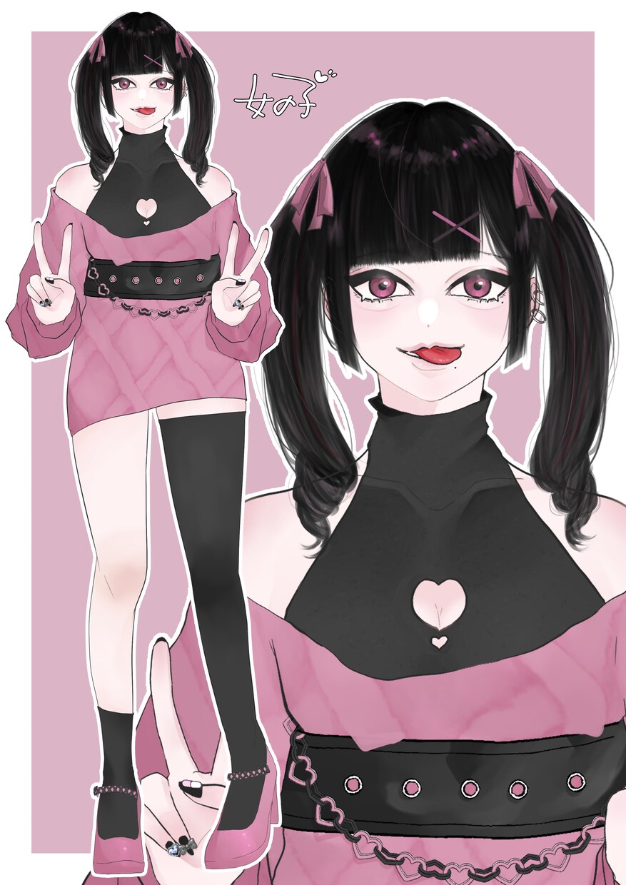全身オリジナルイラスト描きます デザインも一緒に考えさせていただきます！ イメージ5