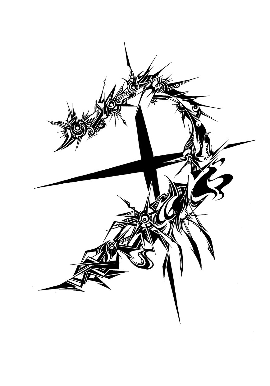 抽象トライバルのオリジナルイラストをデザインします 唯一無二のデザインで貴方だけのタトゥーイラストを提供 イメージ3