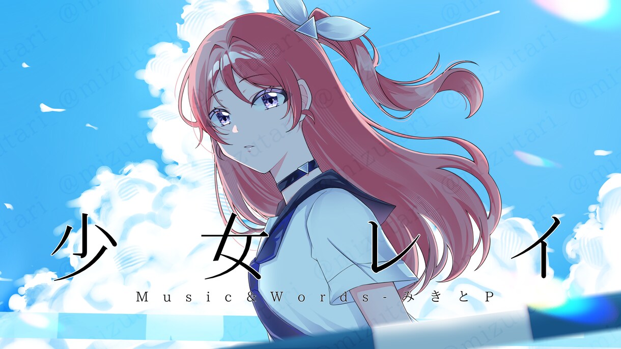 最短7日｜歌ってみたサムネ・一枚絵描きます 実績有★オリジナル絵柄で本家風の構図・衣装アレンジ対応 イメージ3