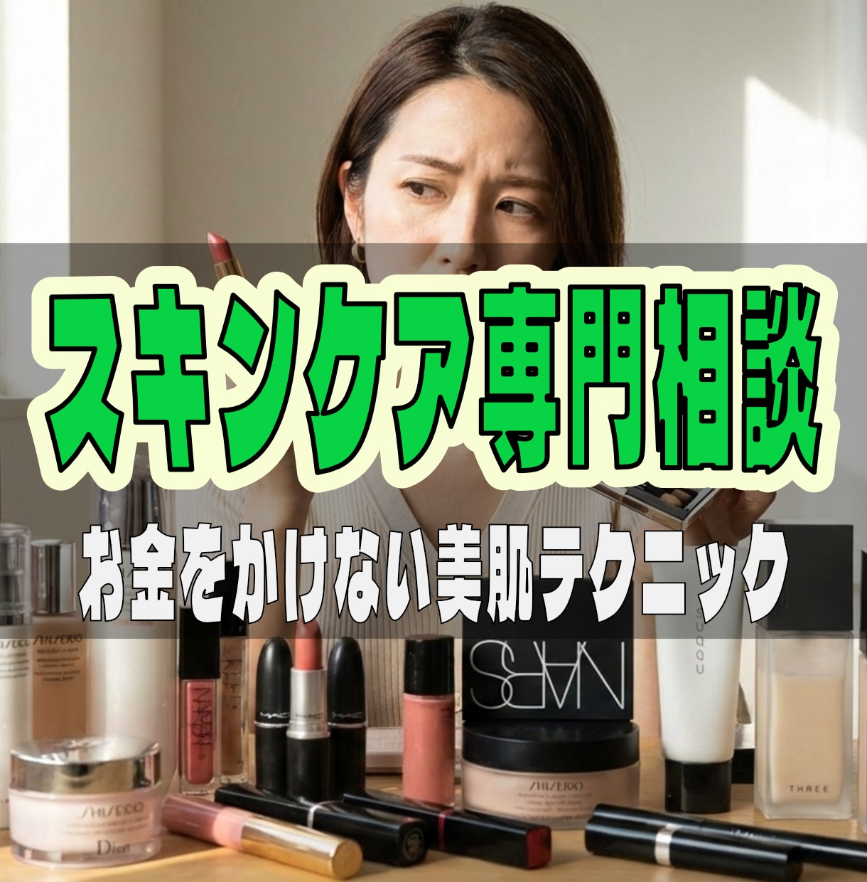 美肌への近道・肌悩み・化粧品についてお話します 化粧品店オーナーが実際の接客を交えた実体験をもとに話します イメージ1
